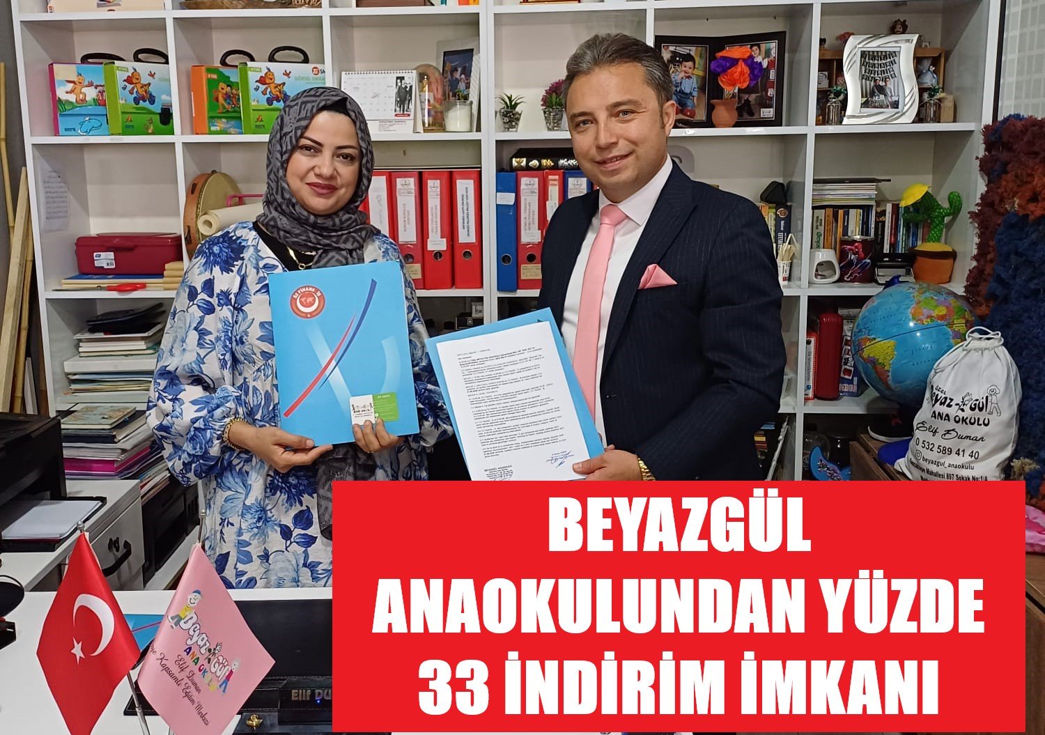 BEYAZGÜL ANAOKULUNDAN ÜYELERİMİZE ÖZEL YÜZDE 33 İNDİRİM