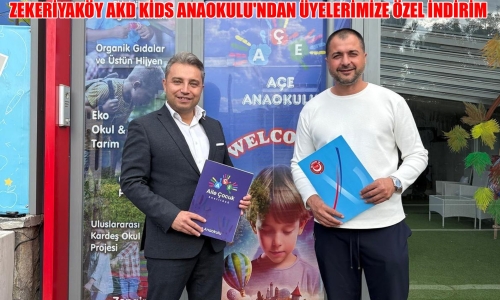 ZEKERİYAKÖY AKD KİDS ANAOKULU'NDAN ÜYELERİMİZE ÖZEL İNDİRİM