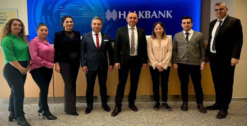 EVREN VE GÜZEL, HALKBANK AVCILAR ŞUBESİNE 'HAYIRLI OLSUN' ZİYARETİ YAPTI