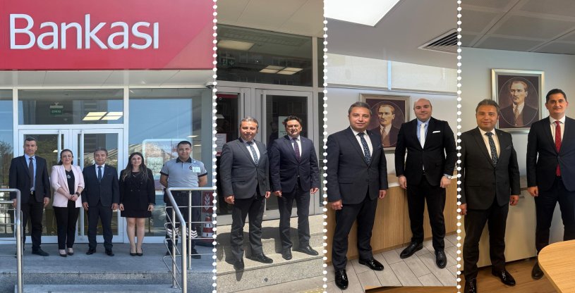 EVREN, ZİRAAT BANKASI GAZİMAHALLESİ, BEŞYÜZEVLER, KURU GIDA HALİ, TERAZİDERE ŞUBESİNE 'HAYIRLI OLSUN' ZİYARETİNDE BULUNDU