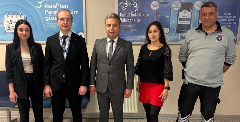 EVREN, ZİRAAT VE HALK BANKASI GÜNEŞLİ ŞUBELERİNİ ZİYARET ETTİ
