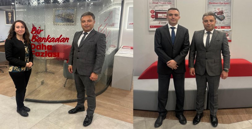 EVREN, ZİRAAT BANKASI GÜNGÖREN VE MERTER ÇARŞI ŞUBESİNİ ZİYARET ETTİ