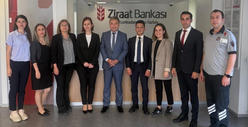 EVREN, ZİRAAT BANKASI ZEKERİYAKÖY, ORTAKÖY, TAŞOCAĞI CADDE ŞUBESİNE 'HAYIRLI OLSUN' ZİYARETİNDE BULUNDU