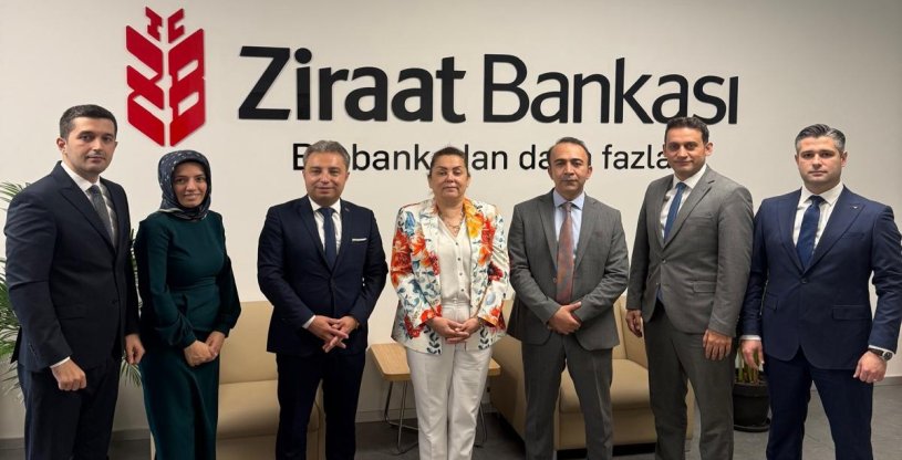 EVREN, ZİRAAT BANKASI BAŞAKŞEHİR BÖLGE BAŞKANI DEMİRBEL'İ ZİYARET ETTİ