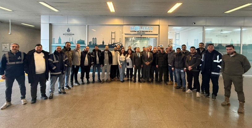 EVREN İLE GÜVEN, BELBİM AŞ BAKIRKÖY HİZMET BİNASINI ZİYARET ETTİ