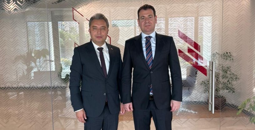 EVREN, ZİRAAT BANKASI  MASLAK BÖLGE BAŞKANI TARHAN'I ZİYARET ETTİ 