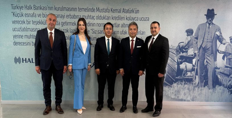 EVREN, HALKBANK TRAKYA BÖLGE KOORDİNATÖRÜ METİN'E 'HAYIRLI OLSUN' ZİYARETİNDE BULUNDU