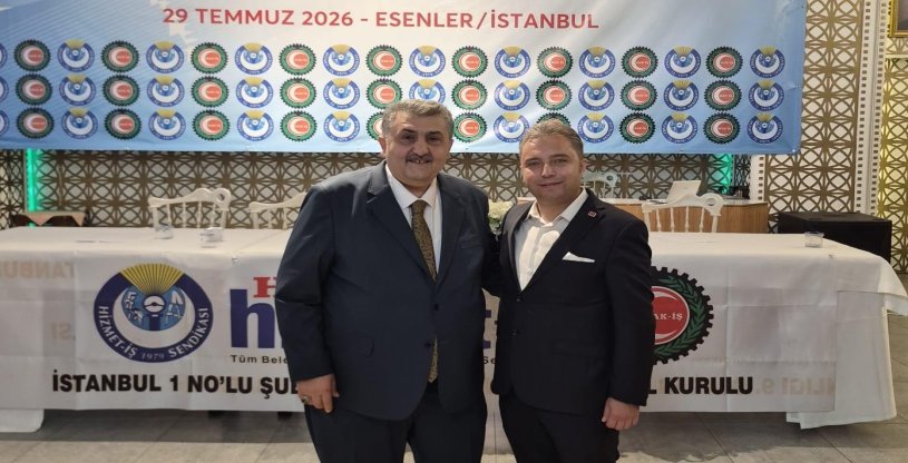 EVREN, HİZMET-İŞ SENDİKASI İSTANBUL 1 NOLU ŞUBE BAŞKANLIĞI KONGRESİNE KATILDI