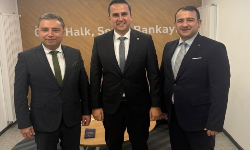 EVREN, HALKBANK SARAY ŞUBESİNE HAYIRLI OLSUN ZİYARETİ YAPTI