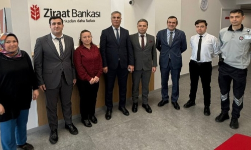 EVREN, ZİRAAT BANKASI İSTOÇ VE ISPARTAKULE ŞUBELERİNİ ZİYARET ETTİ