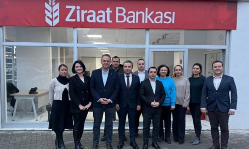 EVREN, ZİRAAT BANKASI SELİMİYE ŞUBESİNE 'HAYIRLI OLSUN' ZİYARETİ YAPTI