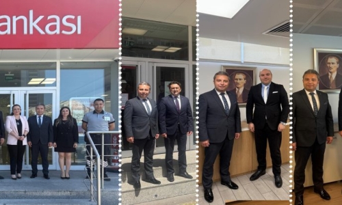 EVREN, ZİRAAT BANKASI GAZİMAHALLESİ, BEŞYÜZEVLER, KURU GIDA HALİ, TERAZİDERE ŞUBESİNE 'HAYIRLI OLSUN' ZİYARETİNDE BULUNDU