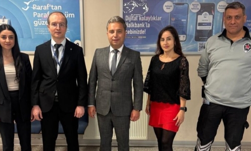 EVREN, ZİRAAT VE HALK BANKASI GÜNEŞLİ ŞUBELERİNİ ZİYARET ETTİ