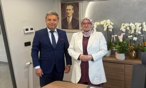 EVREN, AVCILAR E-5 ŞUBE MÜDİRESİ AYDIN'A 'HAYIRLI OLSUN' ZİYARETİNDE BULUNDU