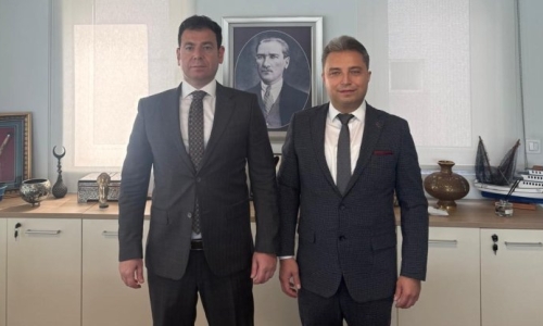 EVREN, ZİRAAT BANKASI BÖLGE BAŞKANI TARHAN'A 'HAYIRLI OLSUN' ZİYARETİNDE BULUNDU