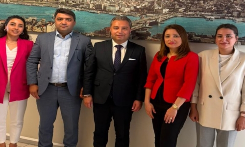 EVREN, ZİRAAT BANKASI BAKIRKÖY BÖLGE BAŞKANI CİCİBIYIK'I ZİYARET ETTİ 