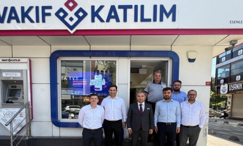 EVREN, VAKIF KATILIM İLE ZİRAAT KATILIM ESENLER VE BEŞYÜZEVLER ŞUBELERİNİ ZİYARET ETTİ