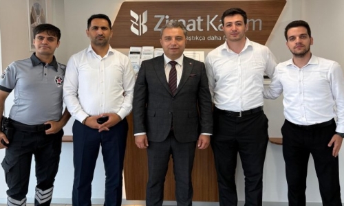 EVREN, VAKIF KATILIM İLE ZİRAAT KATILIM İMSAN SANAYİ ŞUBELERİNİ ZİYARET ETTİ