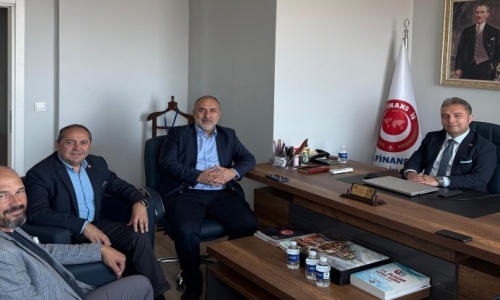EVREN, ÖZ PETROL İŞ SENDİKASI GENEL BAŞKANI ÖRGEL'İ MİSAFİR ETTİ